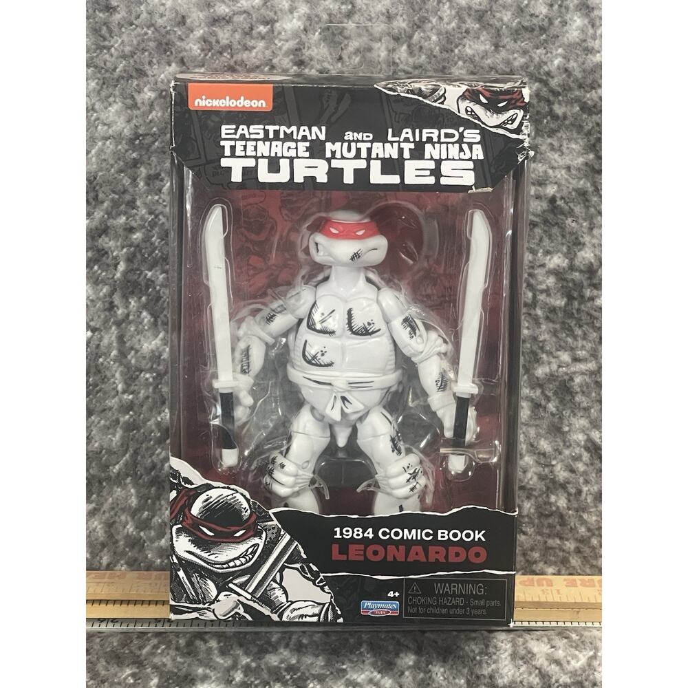 TMNT Eastman & Laird's 1984 Comic Book Black & White 6" Leonardo Figure NIB 2025